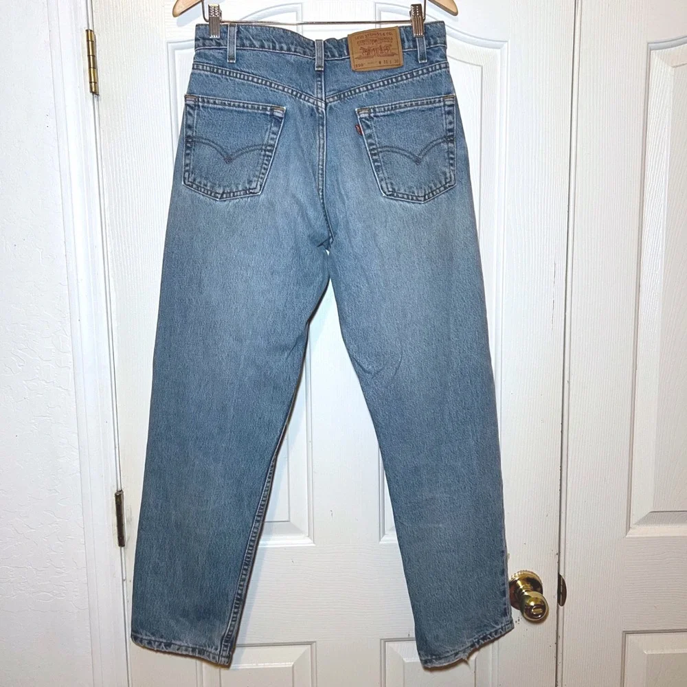 Vintage 90s Levis 550 Relaxed Fit Jeans Mens 31x30 Made in USA